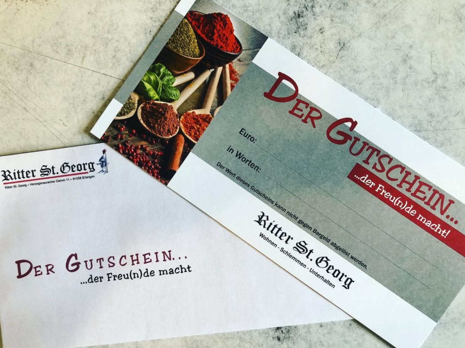 Geschenkgutschein Gasthof Ritter St. Georg